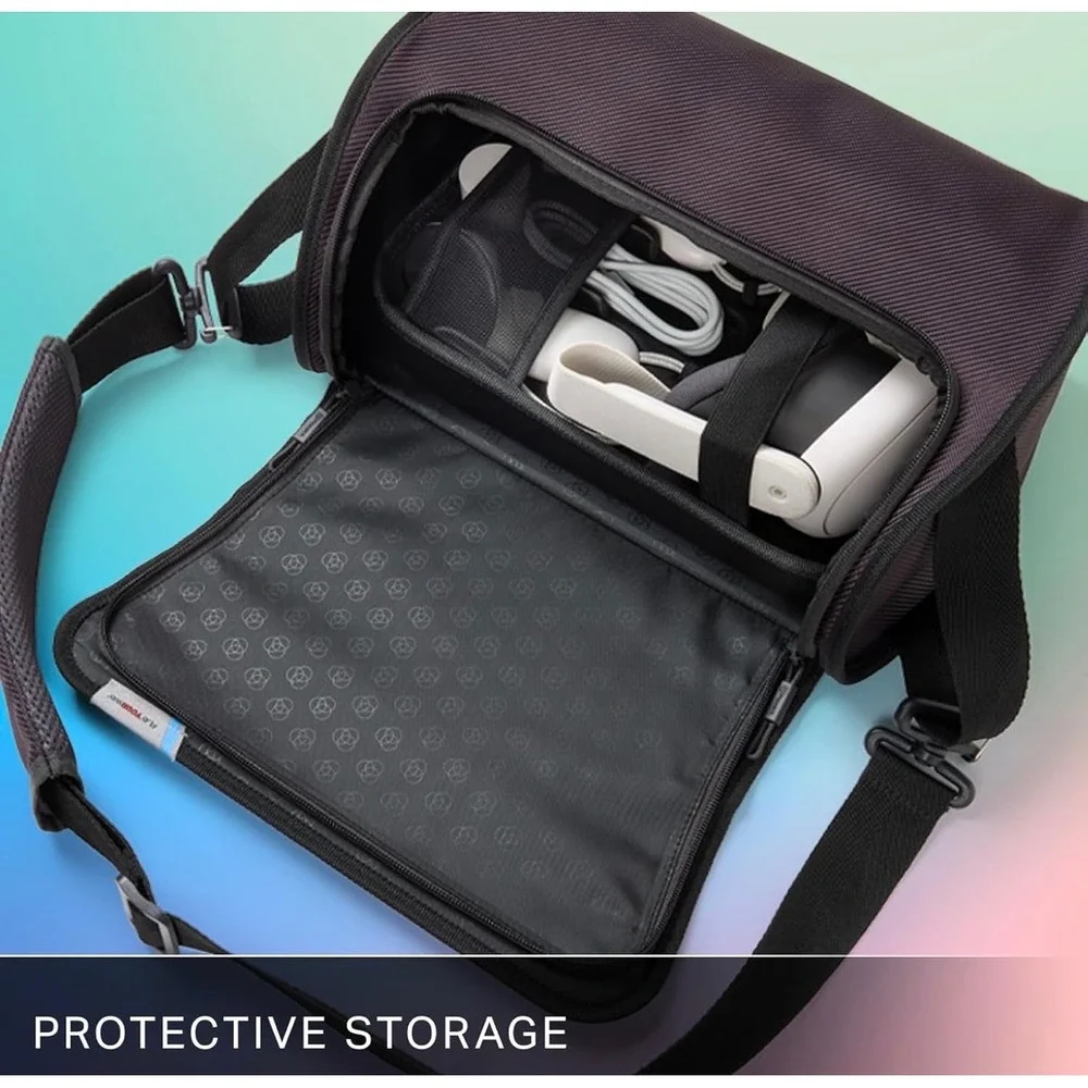 PowerA Travel Bag for Meta Quest 3 and 3S Black Protective VR Carrying Case NEW